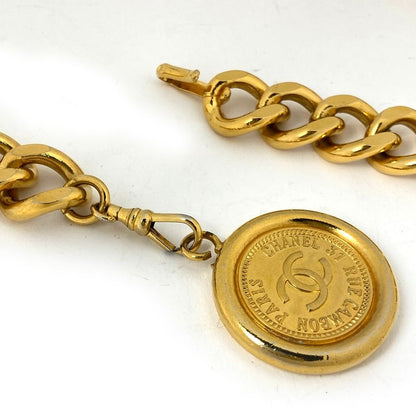 Chanel Coco Mark Chain Belt 31 Rue Cambon GP Gold Ladies
