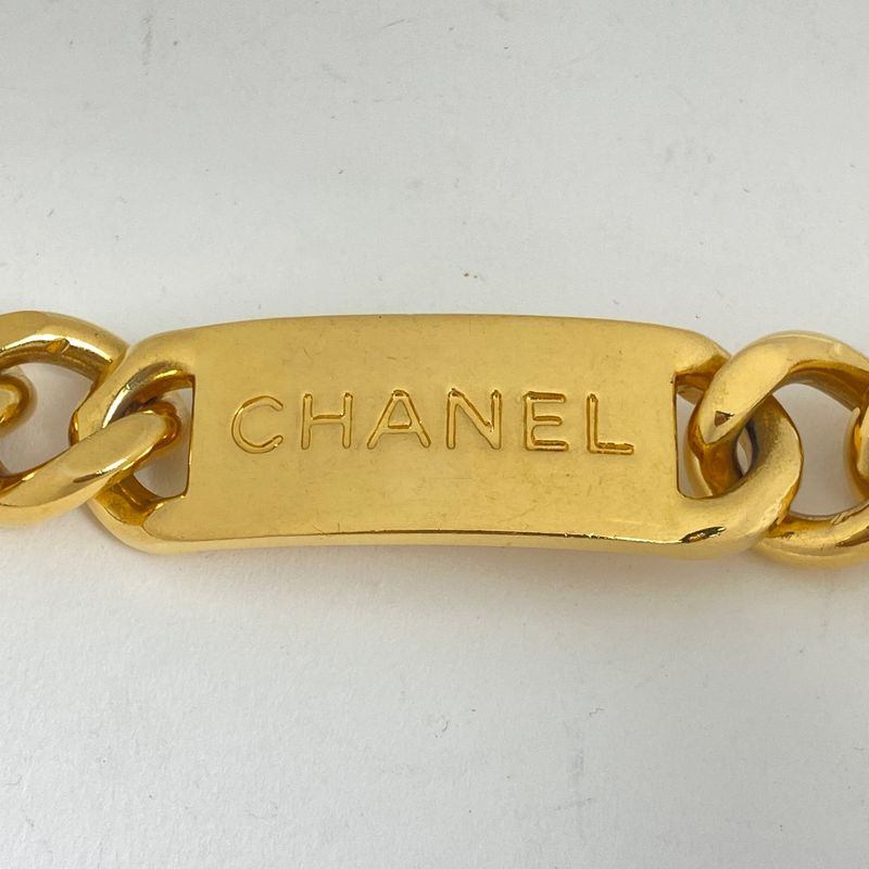 Chanel Coco Mark Chain Belt 31 Rue Cambon GP Gold Ladies