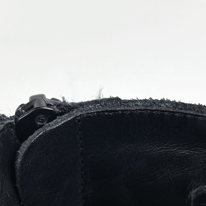 Christian Dior Trotter Pattern Short Boots Oblique Shoes Boots Leather Canvas