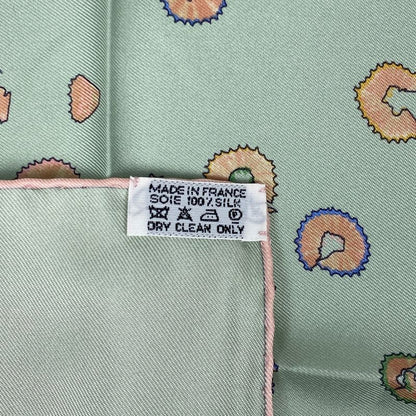 Hermes Petit Carré a Vos Crayons How to Get Out Your Colored Pencils Scarf Silk