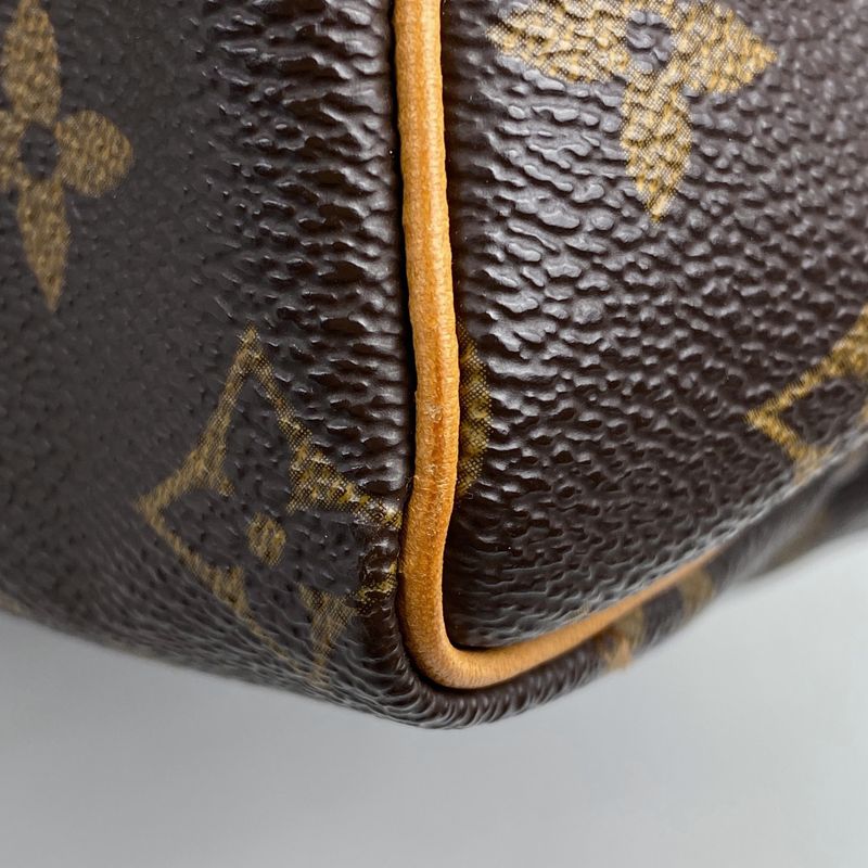 Louis Vuitton Speedy 25 Boston Bag Commuter Handbag Monogram Brown M41528 Women