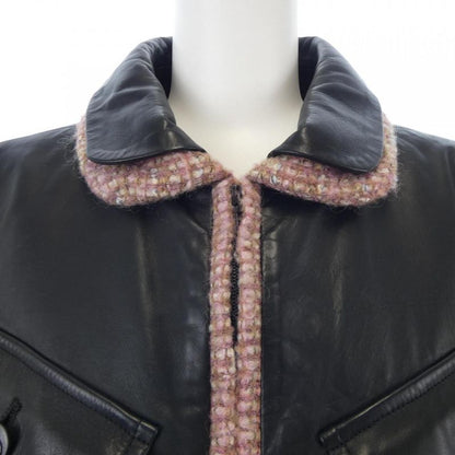 Vintage Chanel P21728w03190 03A Leather Jacket