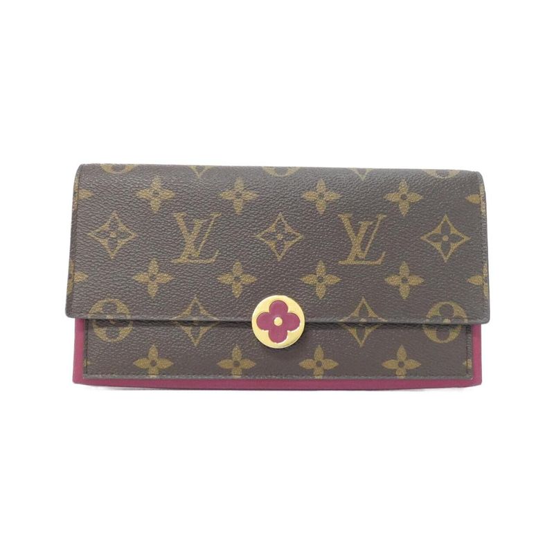 Louis Vuitton Monogram Portefeuille Flor M64585 Wallet