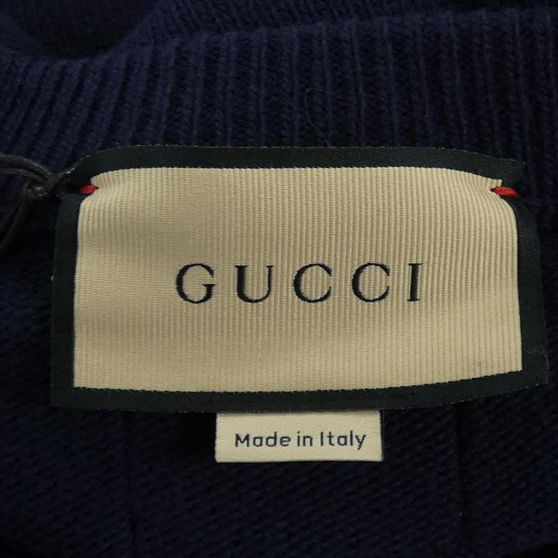 Gucci Patch Wool Sweater 694786 Xkcd5 Knit