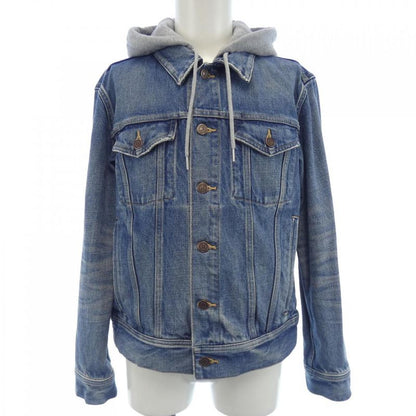 Celine Hooded Trucker Jacket 2q374930f Denim Jacket