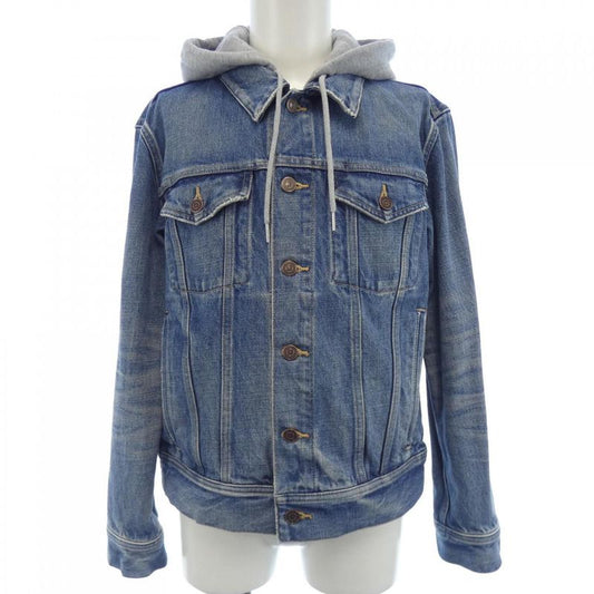 Celine Hooded Trucker Jacket 2q374930f Denim Jacket