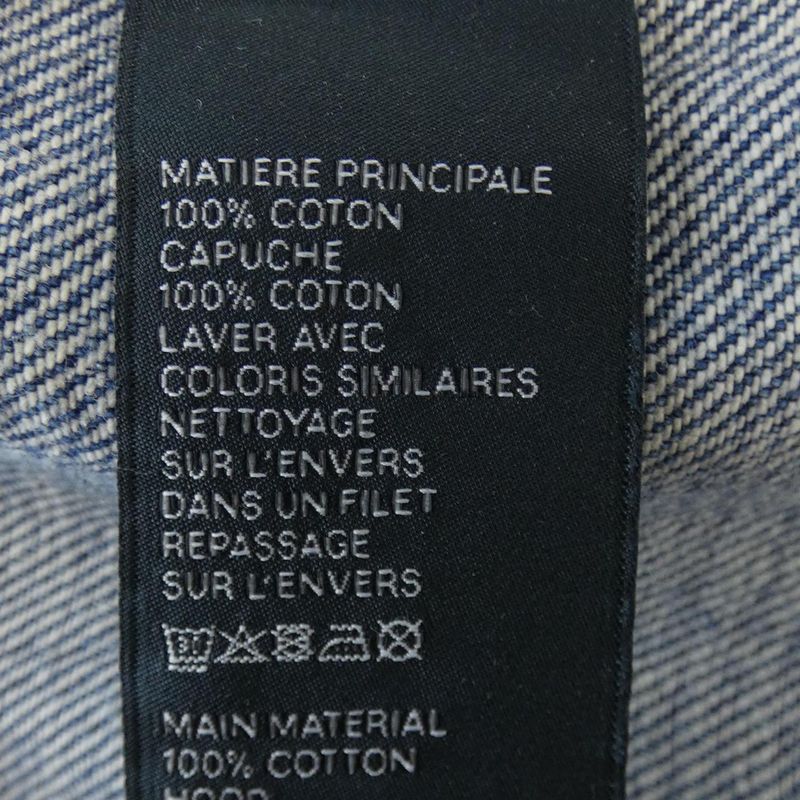 Celine Hooded Trucker Jacket 2q374930f Denim Jacket