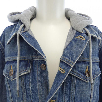 Celine Hooded Trucker Jacket 2q374930f Denim Jacket