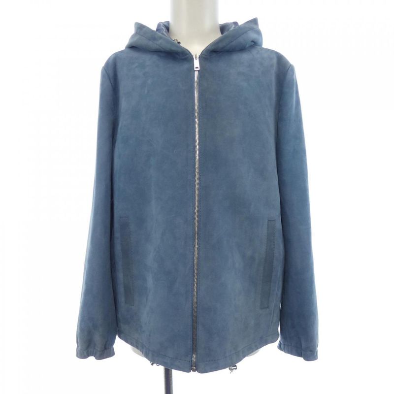 Prada Upw276 1FEK Leather Jacket