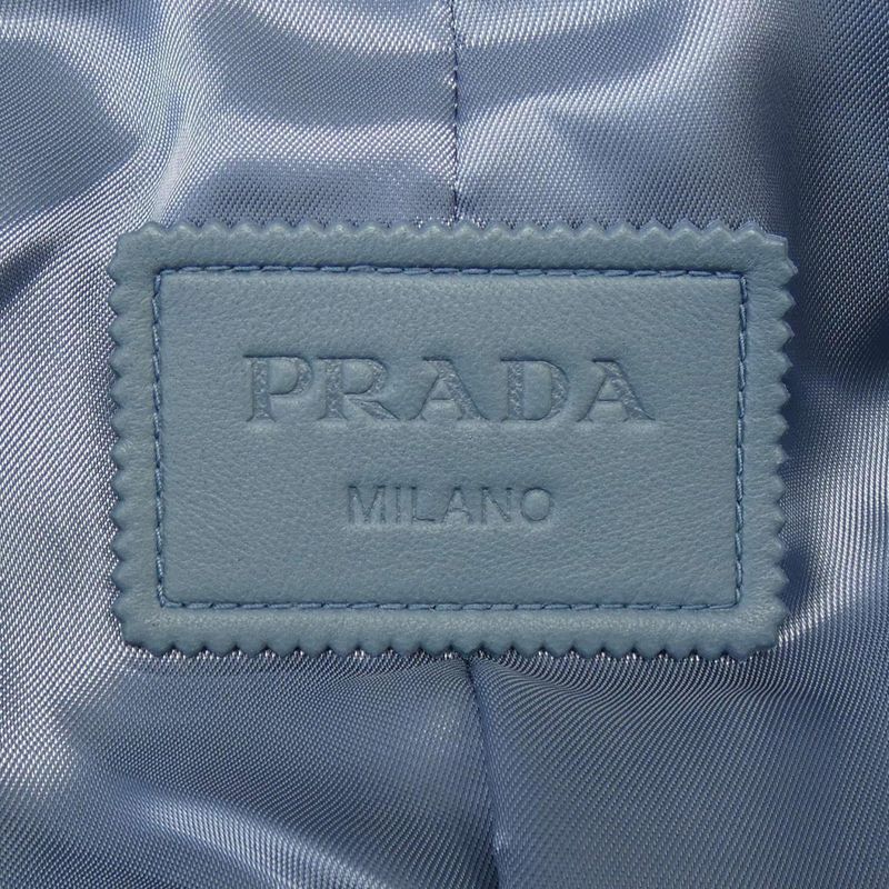 Prada Upw276 1FEK Leather Jacket