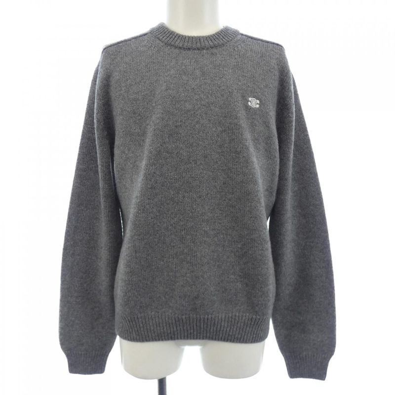 Celine Triomphe Crewneck Sweater 2ac85048t Knit