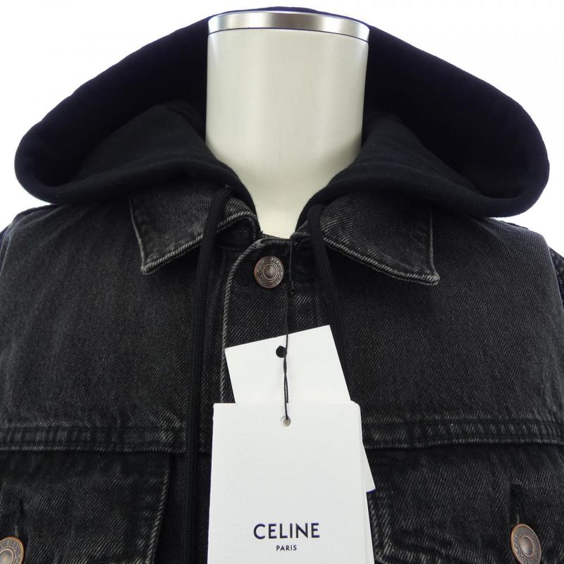 Celine Trucker Jacket 2q472947f Denim Jacket