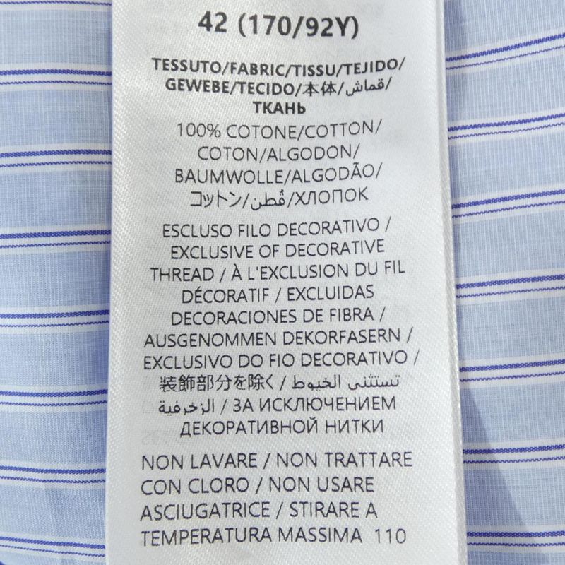 Gucci Striped Cotton Shirt 820670 Zapiu Shirt