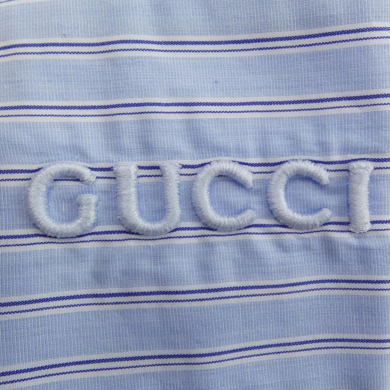 Gucci Striped Cotton Shirt 820670 Zapiu Shirt