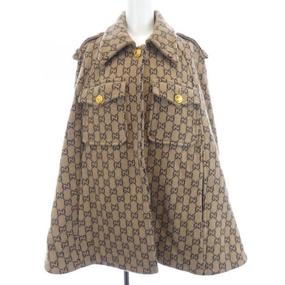 Gucci GG Wool Cape GG Pattern 610488 Xka5u Cape
