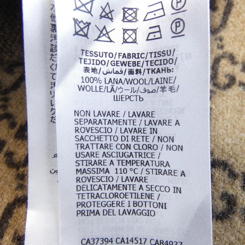 Gucci GG Wool Cape GG Pattern 610488 Xka5u Cape