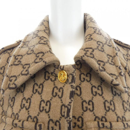 Gucci GG Wool Cape GG Pattern 610488 Xka5u Cape