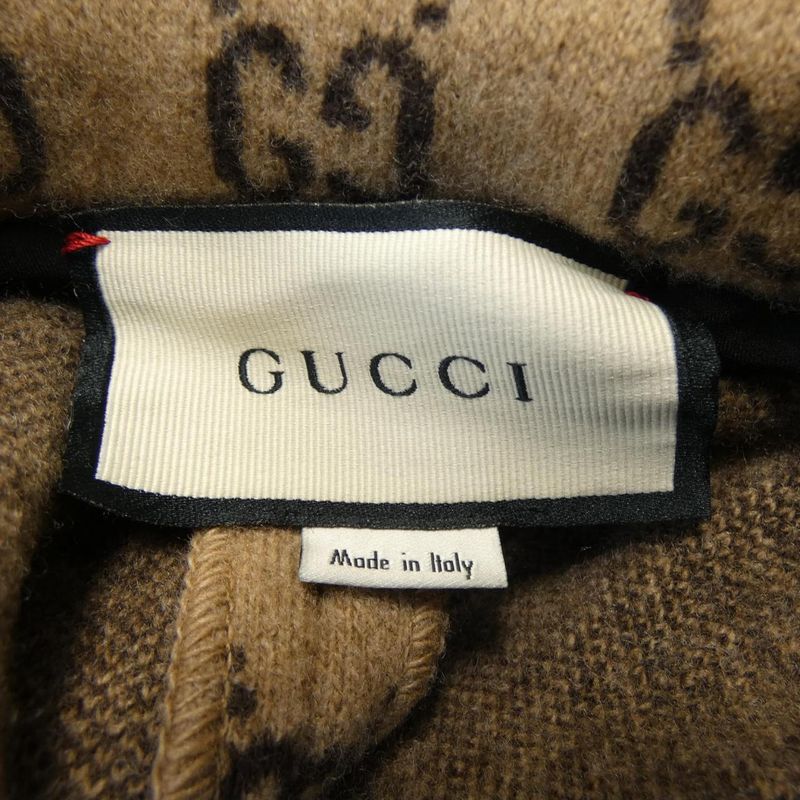 Gucci GG Wool Cape GG Pattern 610488 Xka5u Cape