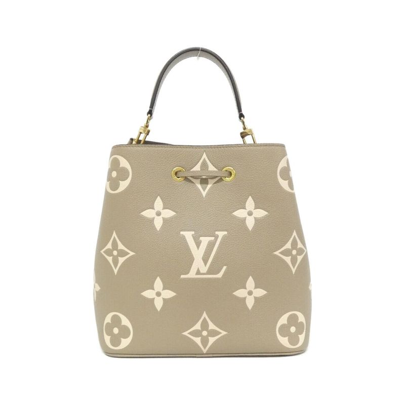 Louis Vuitton Bicolor Monogram Empreinte Neo Noe MM M45555 Shoulder Bag