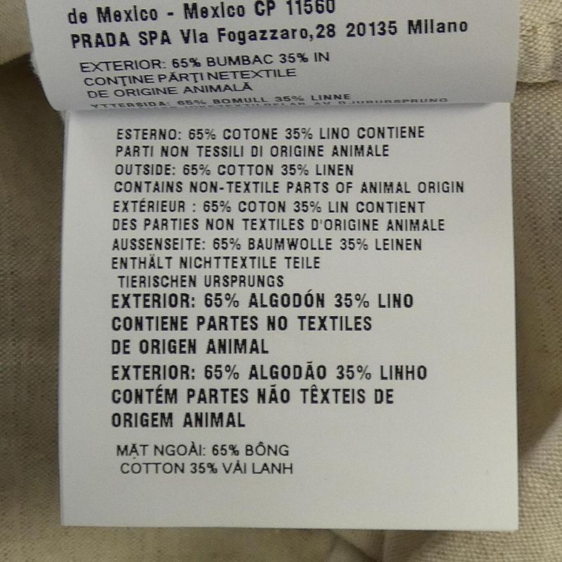 Prada Triangle Logo Gec094 SAEO 14J2 S/S Shirt