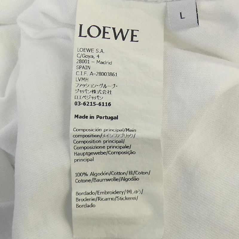Loewe Regular Fit T-shirt Anagram H526y22x75 T-shirt