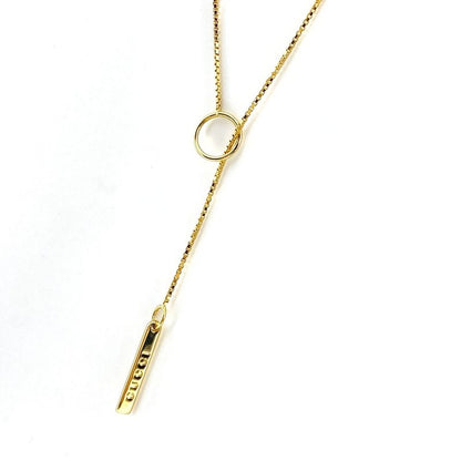 Gucci Lariat Necklace Yg Yellow Gold Necklace 750 Ladies