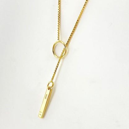Gucci Lariat Necklace Yg Yellow Gold Necklace 750 Ladies