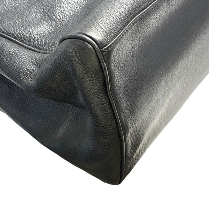 Bottega Veneta Intrecciato Business Bag Briefcase Handbag Black Leather Bottega