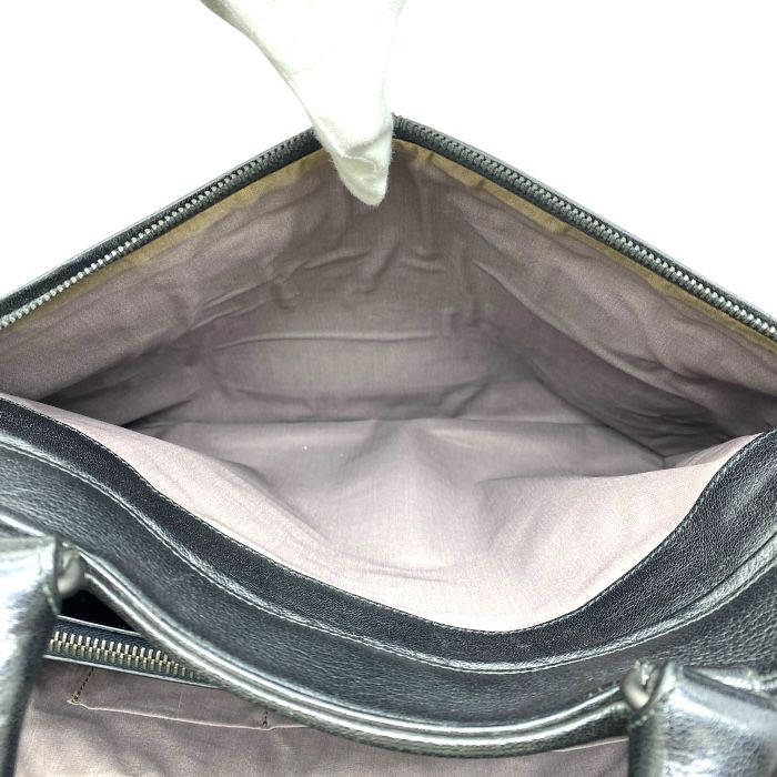 Bottega Veneta Intrecciato Business Bag Briefcase Handbag Black Leather Bottega