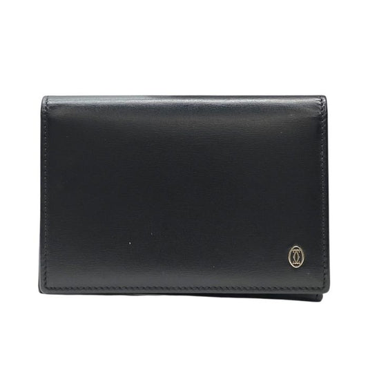 Cartier Pasha Card Case Pass Case Business Card Holder Commuter Holder Bifold