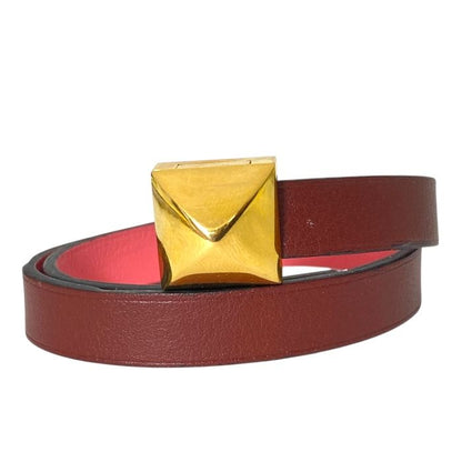 Hermes Medor Infini Double Tour Bracelet Rouge Ash Rose Azalea Swift Evercolor