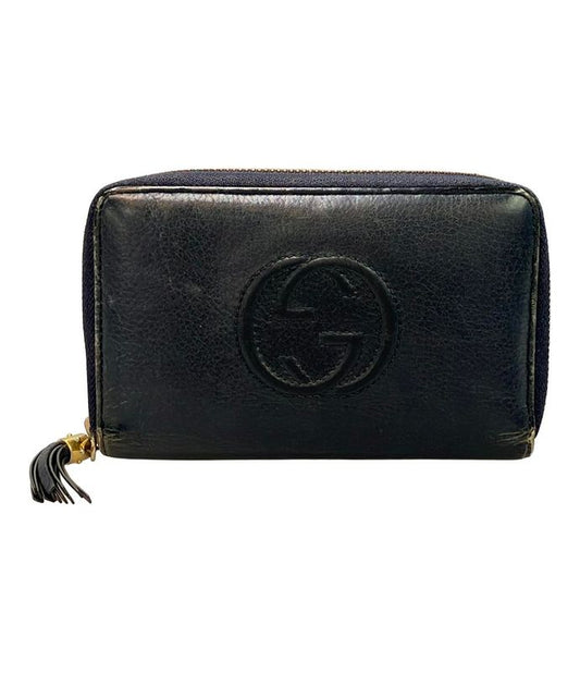 Gucci Round Zipper Wallet Soho 351486 2184 Ladies Men's Gucci
