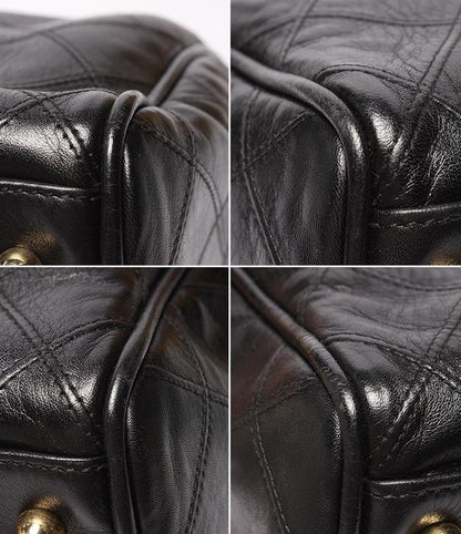 Chanel 2-way Mini Boston Bag Handbag Shoulder Bag Shoulder Gold Hardware