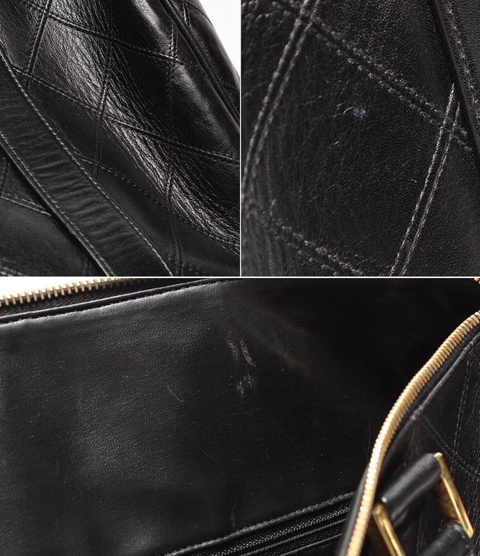 Chanel 2-way Mini Boston Bag Handbag Shoulder Bag Shoulder Gold Hardware