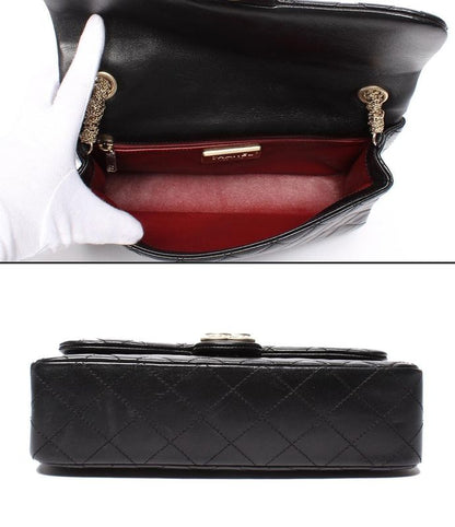 Chanel Shoulder Bag Lamb Skin Matelasse Gold Hardware Faux Pearl Chain Westminst