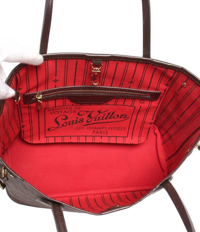 Louis Vuitton Tote Shoulder Bag Shoulder Damier Neverfull PM N51109 Ladies