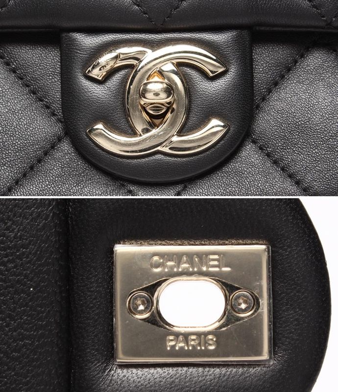 Chanel 2-way Chain Shoulder Bag Matelasse Lambskin Gold Hardware 29th As1353