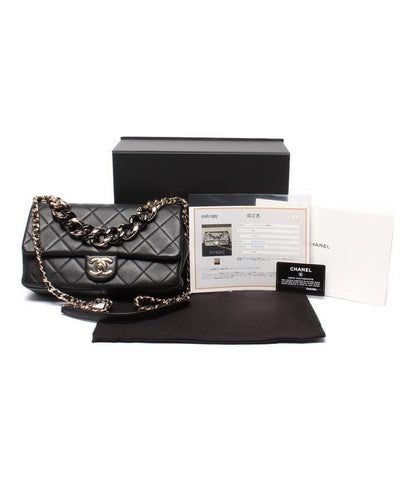 Chanel 2-way Chain Shoulder Bag Matelasse Lambskin Gold Hardware 29th As1353