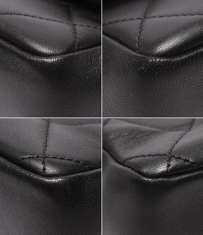 Chanel 2-way Chain Shoulder Bag Matelasse Lambskin Gold Hardware 29th As1353