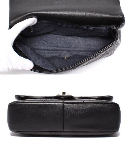 Chanel 2-way Chain Shoulder Bag Matelasse Lambskin Gold Hardware 29th As1353