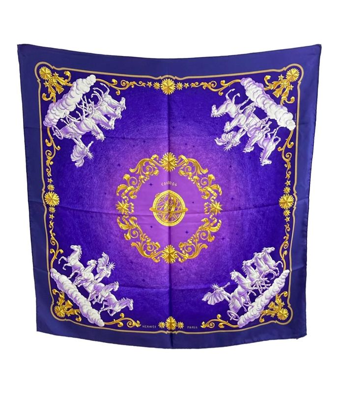 Hermes Scarf 100% Silk Carré 90 Cosmos Ladies Hermes