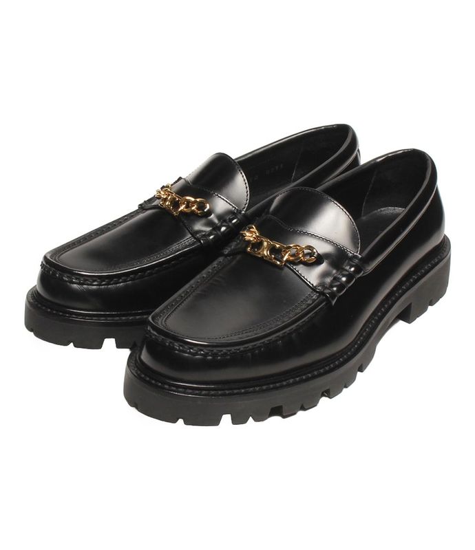 Celine Loafer Triomphe Chain Men's SIZE 41 (25.5cm (10.04in)) Celine