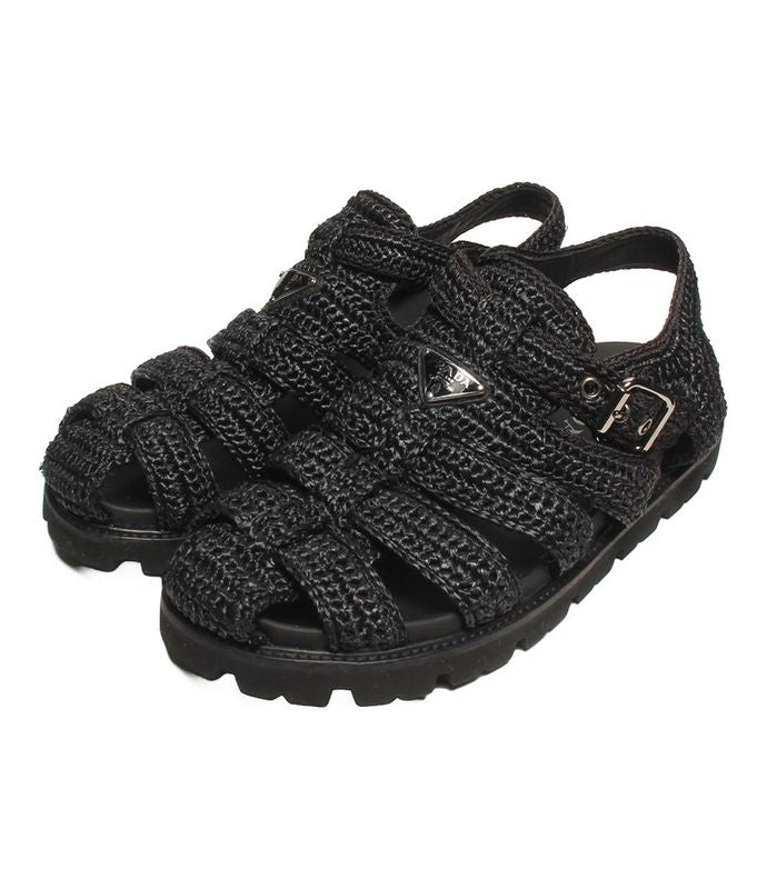 Prada Crochet Fisherman Sandals Men's SIZE 7 (26cm (10.24in)) Prada