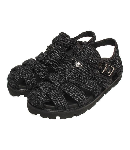 Prada Crochet Fisherman Sandals Men's SIZE 7 (26cm (10.24in)) Prada