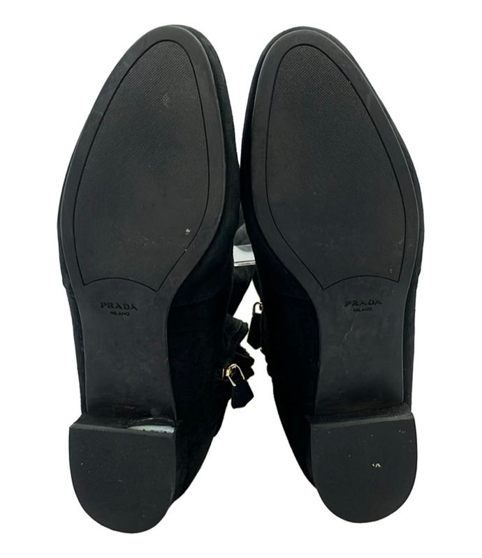 Prada Long Boots Suede Women's SIZE 38 1 2 (25.5cm (10.04in)) Prada