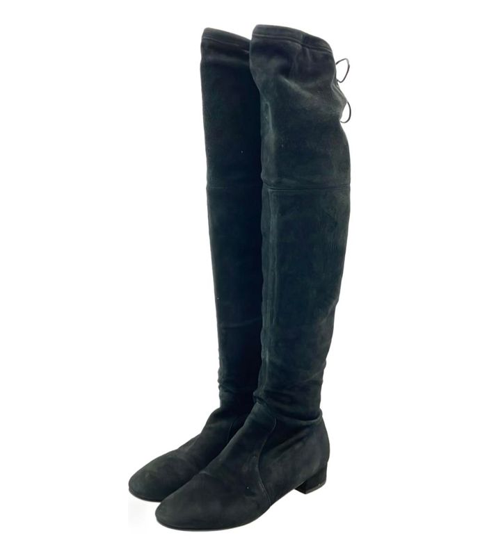 Prada Long Boots Suede Women's SIZE 38 1 2 (25.5cm (10.04in)) Prada