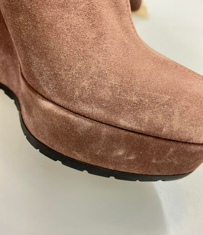 Gucci Long Boots Wedge Sole Women's SIZE 36 1 2 (23.5cm (9.25in)) Gucci