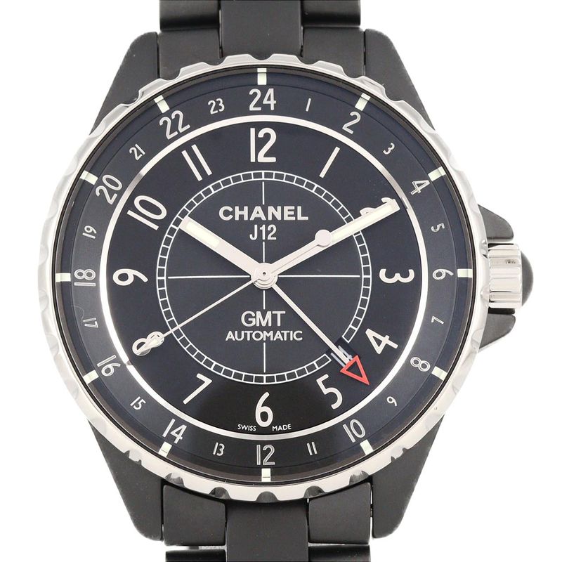 Chanel J12 41mm (1.61in) GMT Matte Ceramic H3101 Ceramic Automatic