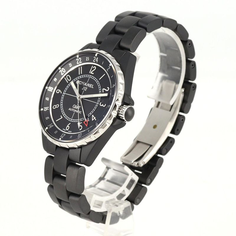 Chanel J12 41mm (1.61in) GMT Matte Ceramic H3101 Ceramic Automatic