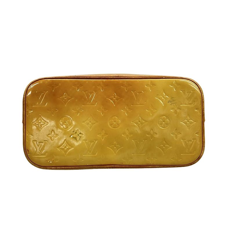Louis Vuitton Tote Bag Monogram Vernis Houston M91121 Yellow